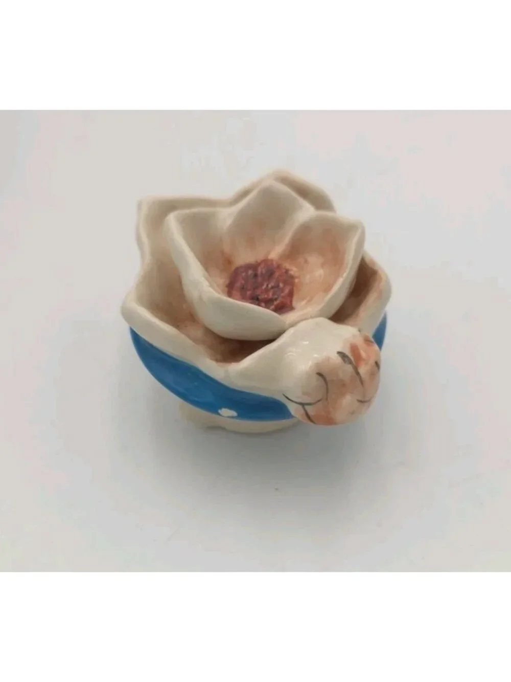 Blue Sky Heather Goldminc Bee Teapot Ceramic Floral Bee Hive Teapot 2013